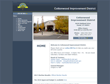 Tablet Screenshot of cottonwoodimprovement.org